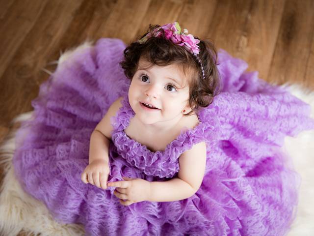 Bebê de Ensaio de 1 ano da Antonella