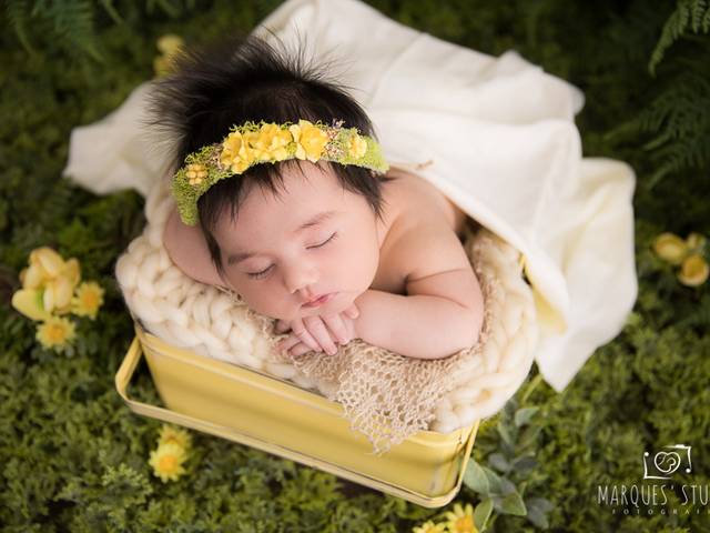 Newborn de Ensaio de Recém-Nascido da Luíza