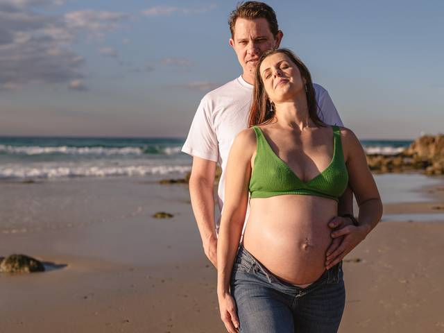 Gestante de A DANÇA DA VIDA: Um Ensaio Fotográfico Sobre o Gestar na Gold Coast/Austrália