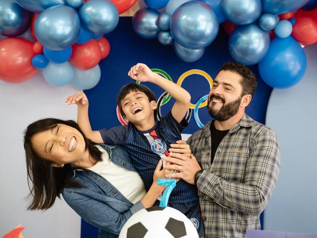 Aniversário infantil de Olimpiadas 2024, 7 anos do Heitor