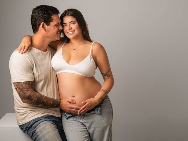 Gestante de Júlia e Federico - ensaio de gestante - Estúdio Thaís de Lima fotografia 
