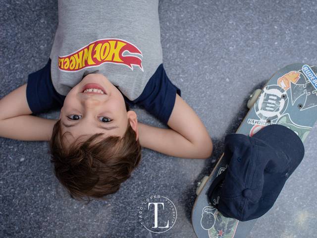 Ensaio Infantil de Leonardo 5 anos