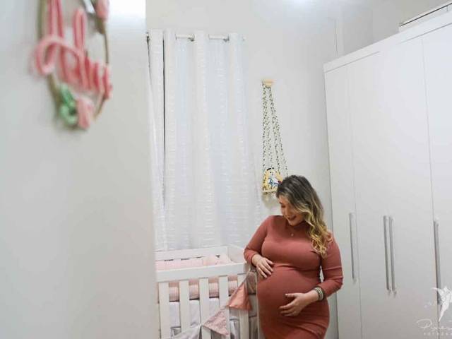 Gestante & Parto de Ensaio Gestante em Casa No Engenho de Dentro - Ensaio Gestante Jessica, A Espera de Alice 