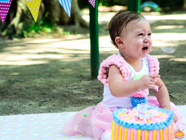 Infantil de Smash The Cake da Helena - Smash The Cake no Parque Laje