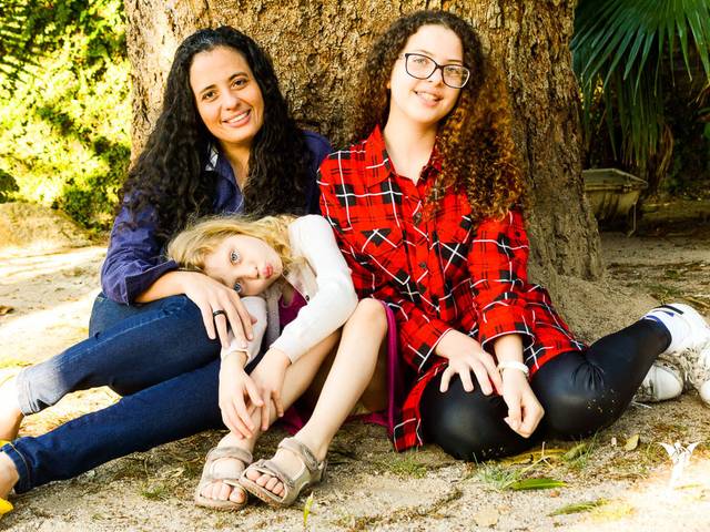 Família de Ensaio Família no Centro - Ensaio Família Benedetto no Parque das Ruinas