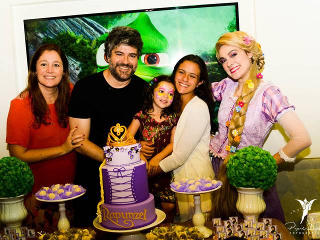 Festa Infantil de Festa Infantil Rapunzel no Leblon - Antonia Faz 4 Anos 