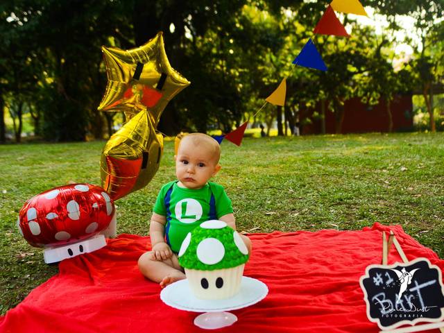 Infantil de Smash The Cake do Bart - Smash The Cake do Super Mario Bros no Aterro do Flamengo