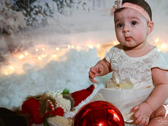 Infantil de Experiência de Natal #4  - O Primeiro Natal da Aurora - Ensaio de Natal na Barra da Tijuca 