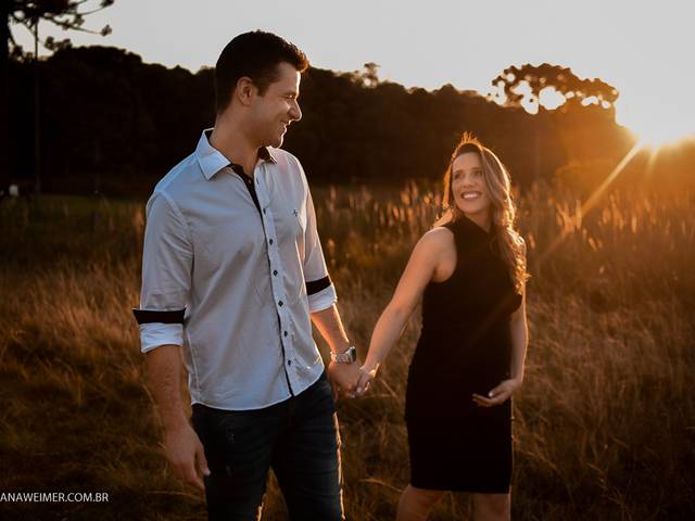 Gestantes de Muriel e Diego esperando Lívia