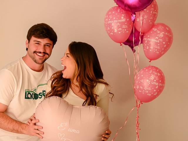 Gestantes de Revelação Thales e Julia