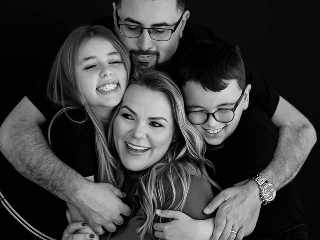 Famílias de Biely, Everton, Luísa e Mathias 