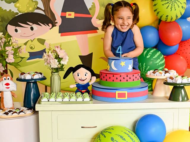 Aniversários de Luna 4 anos