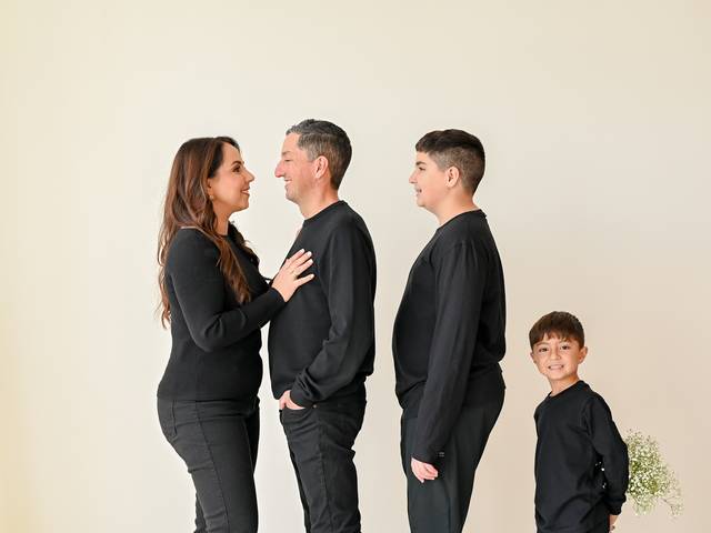Famílias de Vanuza, Lucas, Tiago e Pedro 