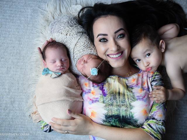 Newborn de Lívia e Otávio