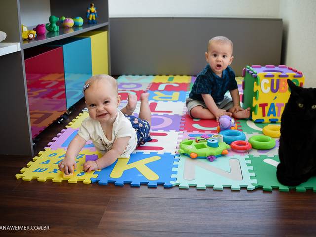 Crianças de Manu e Vicente - 6meses