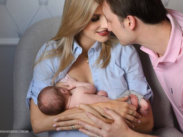 Newborn de Arthur, Andri, Lucas e Megui