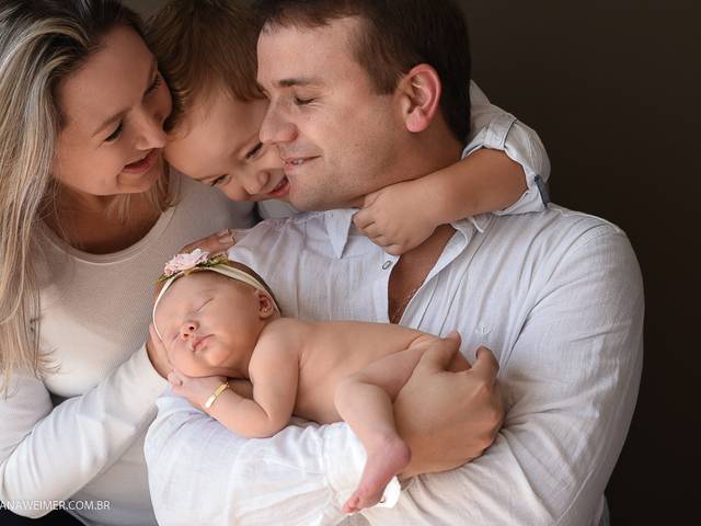 Newborn de Martina, Antônio, Priscila e Rodrigo