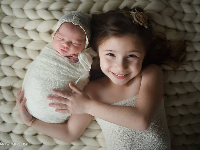 Newborn de Lívia e sua família linda