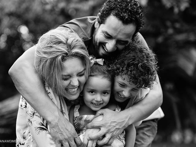 Famílias de Ju, Vini, Leo e Lulu