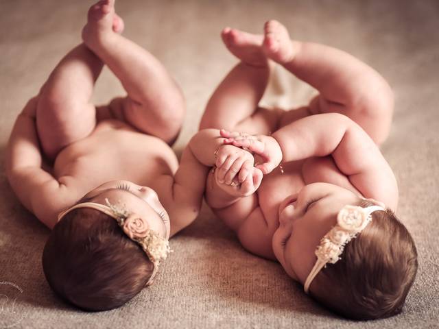 Crianças de Mirella e Melissa, 5meses