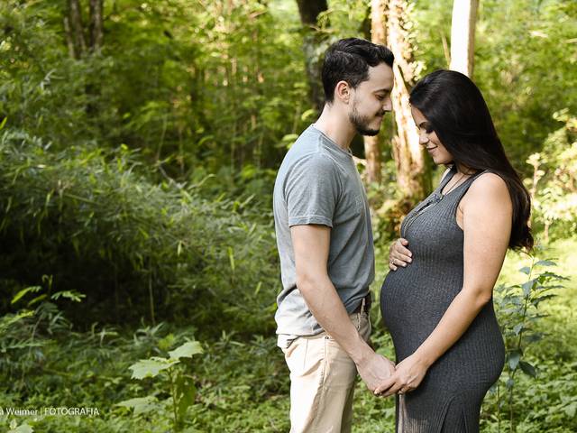 Gestantes de Laís, Carlos e Davi