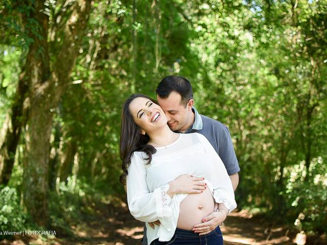 Gestantes de Amanda, Diego e Alice