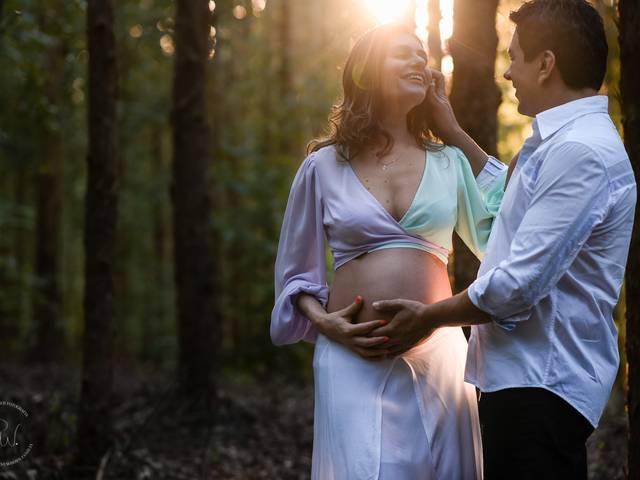 Gestantes de Fabi e Jovani esperando Guilherme
