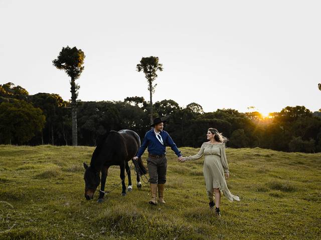 Gestantes de Kayra, Bruno esperando Lavínia