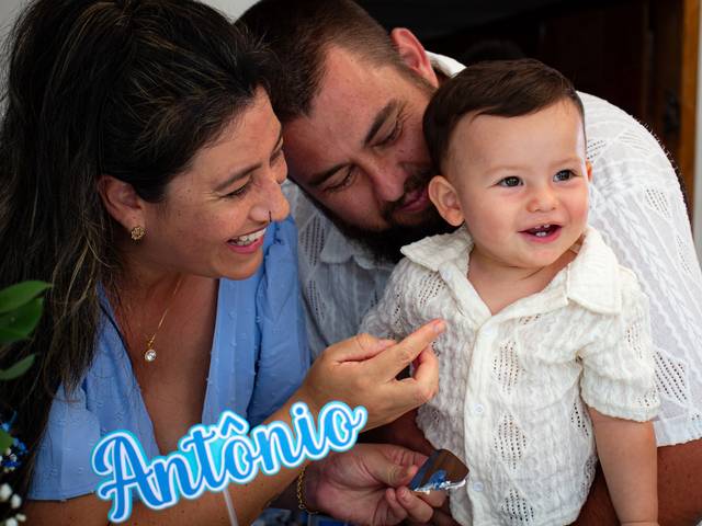Aniversário Infantil de Aniversário de 01 ano do Antonio
