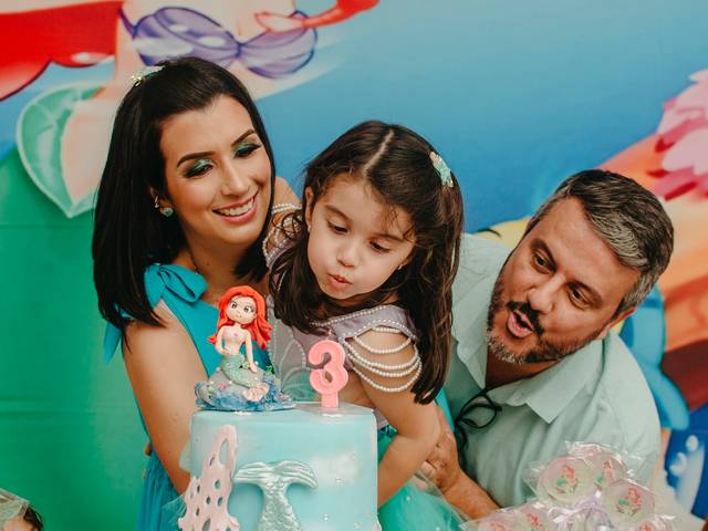 ANIVERSÁRIOS de Cecília, 3 anos