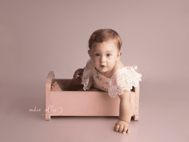 Infantil de Ensaio de acompanhamento- Rebecca