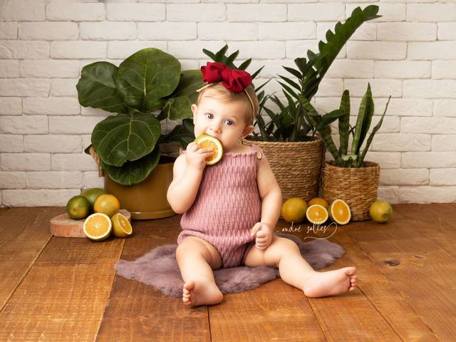 Infantil de Ensaio de frutas- 9 meses