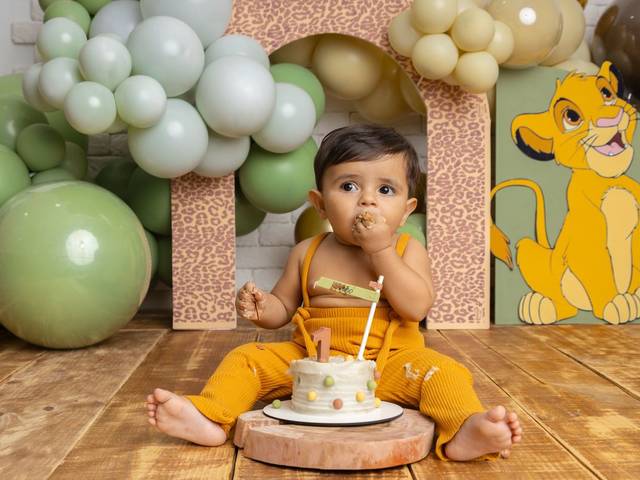 Smash the cake de Smash do Théo, tema Simba