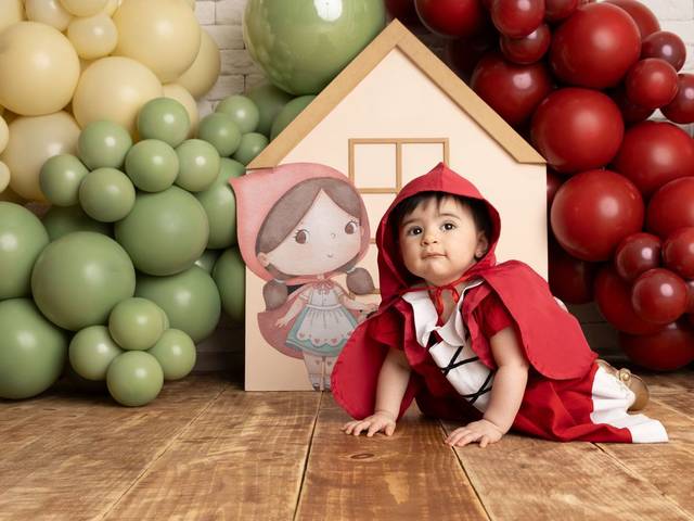 Smash the cake de Smash the cake da Isabela- chapeuzinho vermelho