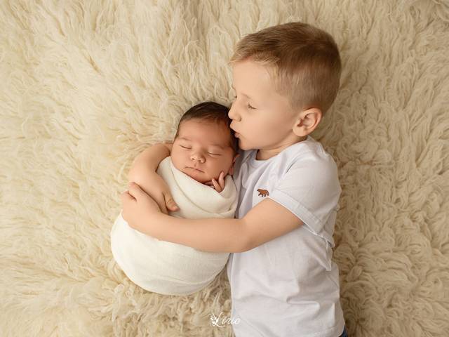 Newborn de Recém-nascido e família