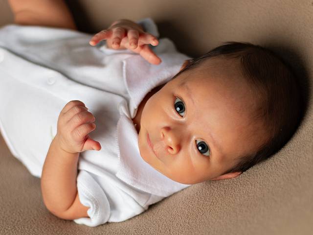 Acompanhamento de 1 mês de Isaac 