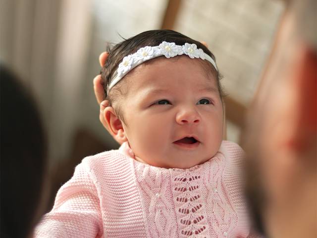 Acompanhamento de 1 mês de Isabela