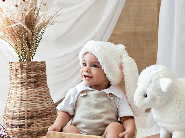 Especial de Páscoa de 9 meses de Mathias