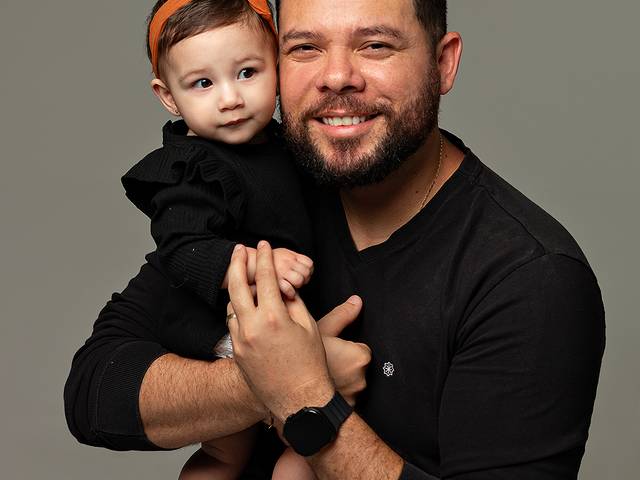 Acompanhamento de 7 meses de Isabella | Dia dos Pais