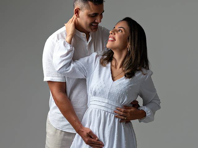 Revelação de Gil e Gabi revelam Valentina