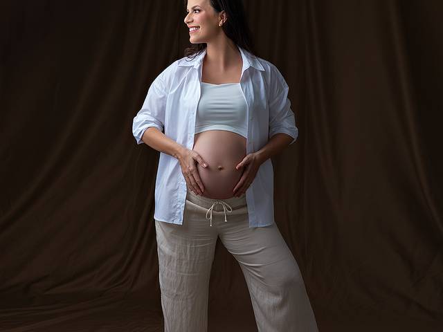 Gestante de Guedes e Anissa esperam por Maria Clara