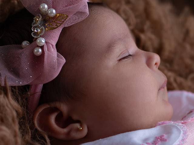 Acompanhamento de 1 mês de Hannah Sofia