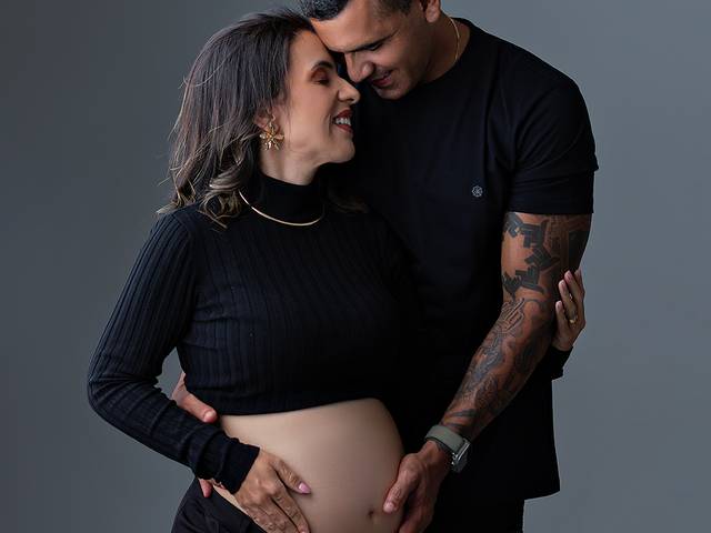 Gestante de Gil e Gabriella esperam por Valentina