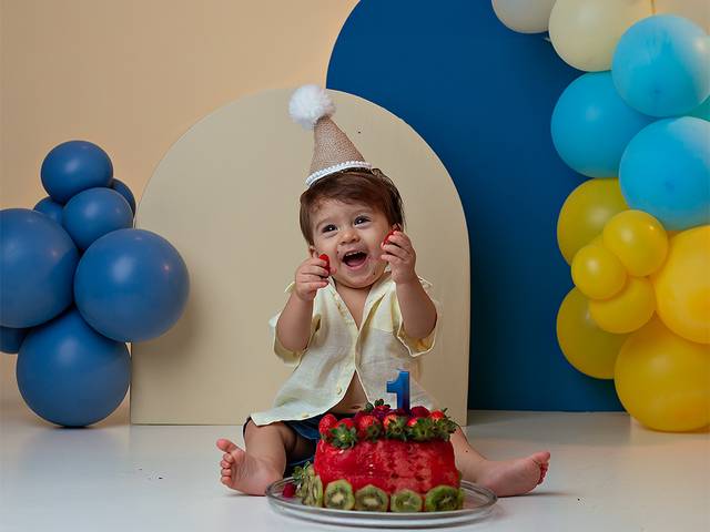 Smash The Cake de 12 meses de Rodrigo