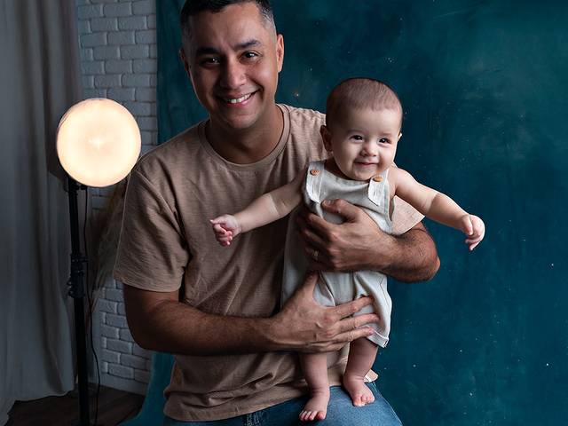 Acompanhamento de 4 meses e Dia dos Pais de Kevin