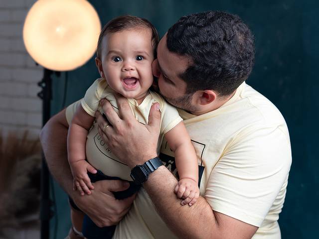 Especial Dia dos Pais de 7 meses e Dia dos Pais de Pedro