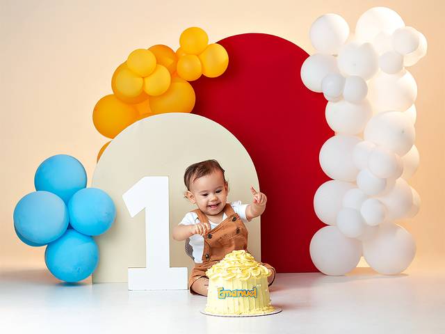 Smash The Cake de 12 meses de Emanuel