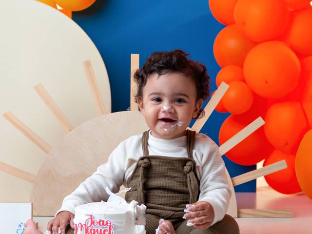 Smash The Cake de 1 ano de Miguel