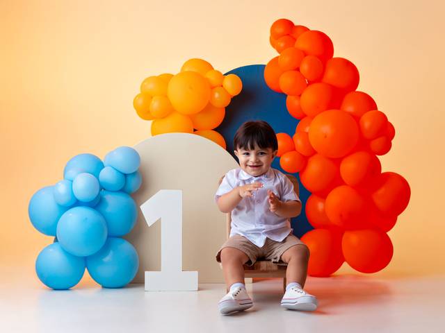 Smash The Cake de 12 meses de Theo