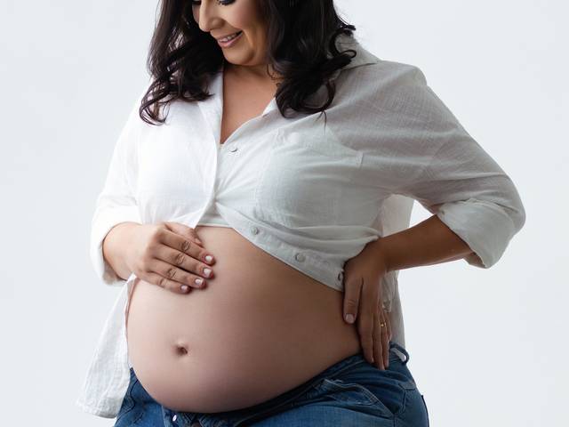 Gestante de A espera de Daniel, Catarina e Ana Júlia esperam por Mariana